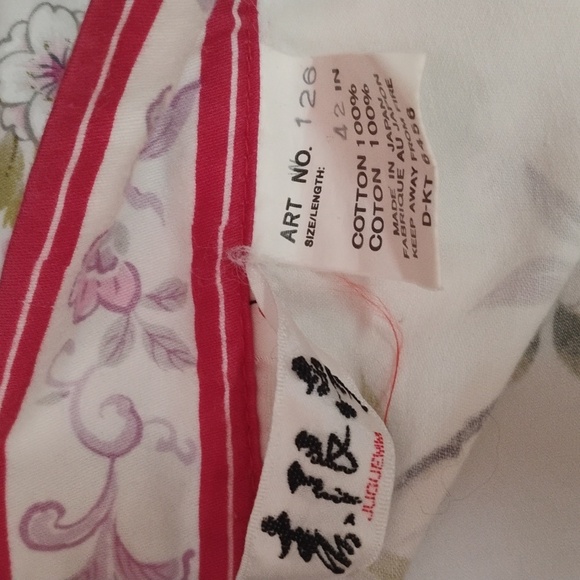 Juguemm Japanese Kimono Womens Vintage Cotton Cherry Blossom Asian 42" - Picture 10 of 10